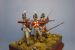 Right Grenadier Guards Figure Set, Battle of Waterloo 1815 with four 75mm figure fine scale model kits produced by Hawk Miniatures
