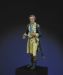 Left Front General George Washington, Continental Army, 1778 a 75mm figure fine scale model kit produced by Hawk Miniatures