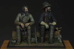 Internment, Battle of Antietam 1862 a 75mm figure fine scale model kit produced by Hawk Miniatures