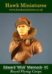 Bust of Edward Mick Mannock VC, DSO &amp; Bar, MC &amp; Bar, MM