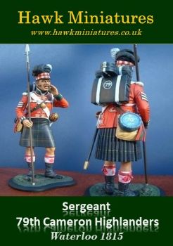 Sergeant 79th Cameron Highlanders, Waterloo 1815